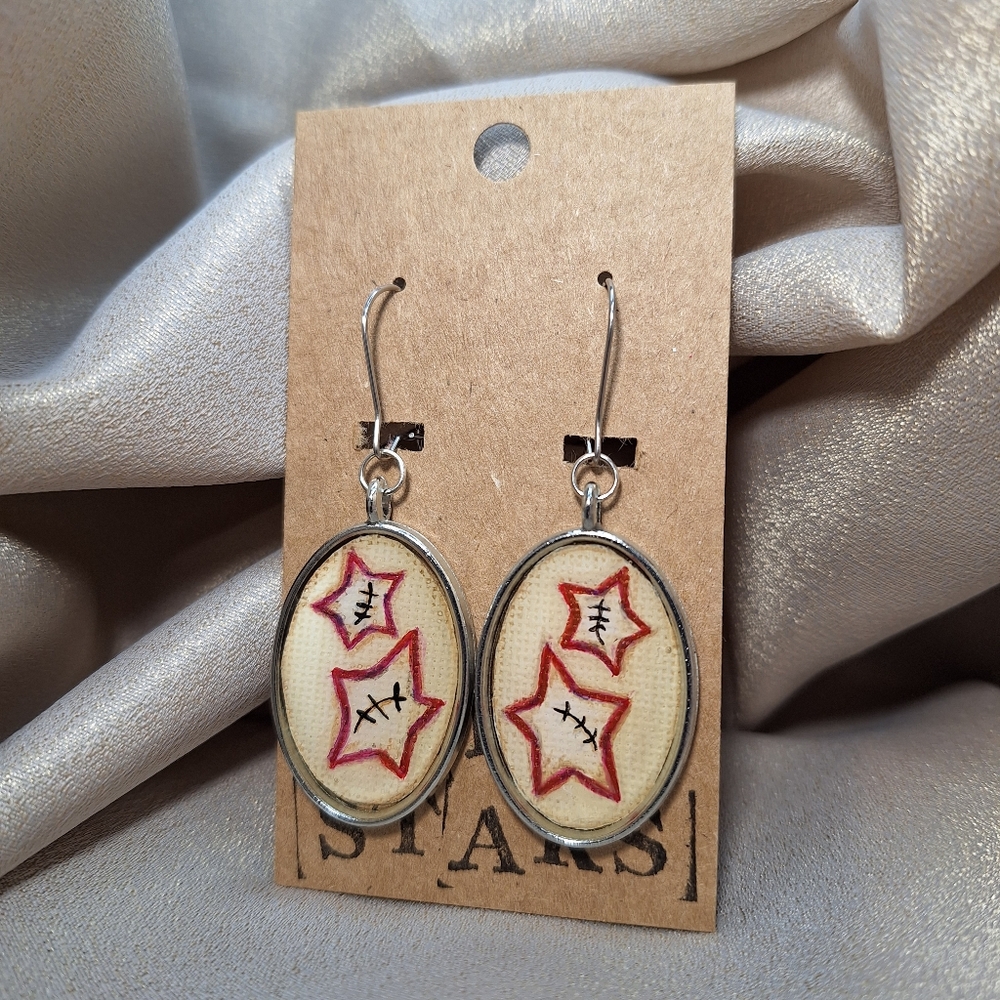 Hand painted earrings